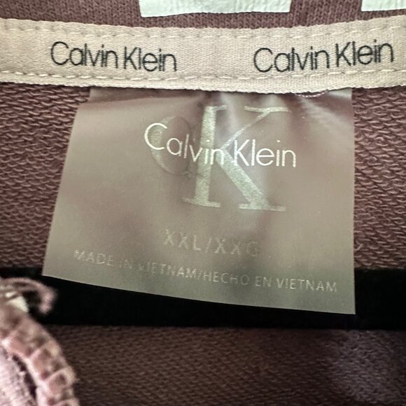 Calvin Klein Purple Collared Sweatshirt, Size XXL - Picture 4 of 9